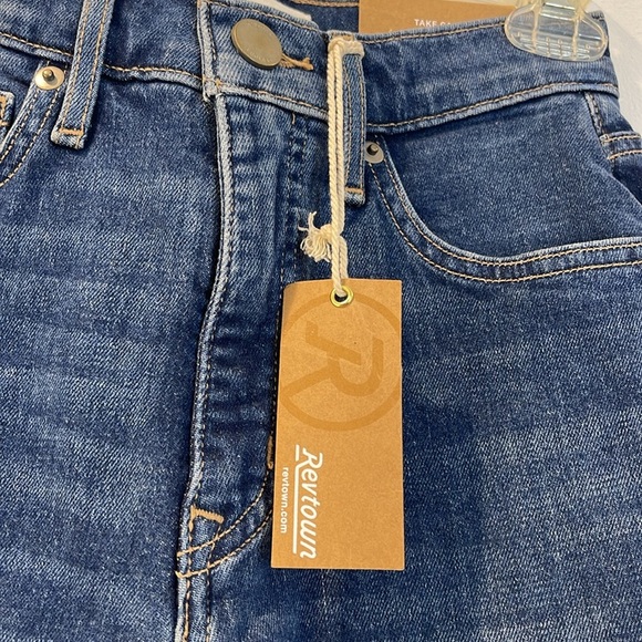 NWT Revtown Classic Straight Everyday Jeans Indigo 24R - Picture 4 of 9